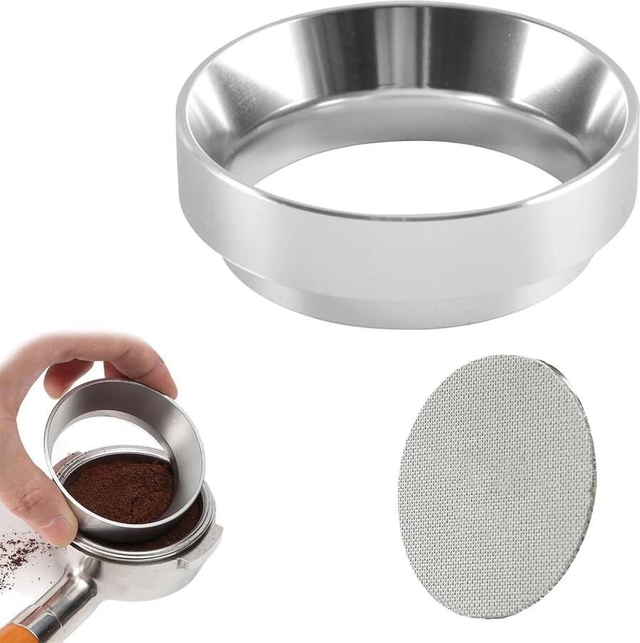 Espresso Dispensing Ring van 51mm van Aluminium met Magneten Perfecte Accessoire voor Koffiemakers en Koffiezetten