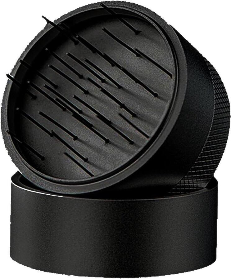 Espresso Distributie Tool Koffie Verdeel Tool Perfecte Espresso Maken Verstelbare Naaldlengte 4.09 Inch Diameter Zwart