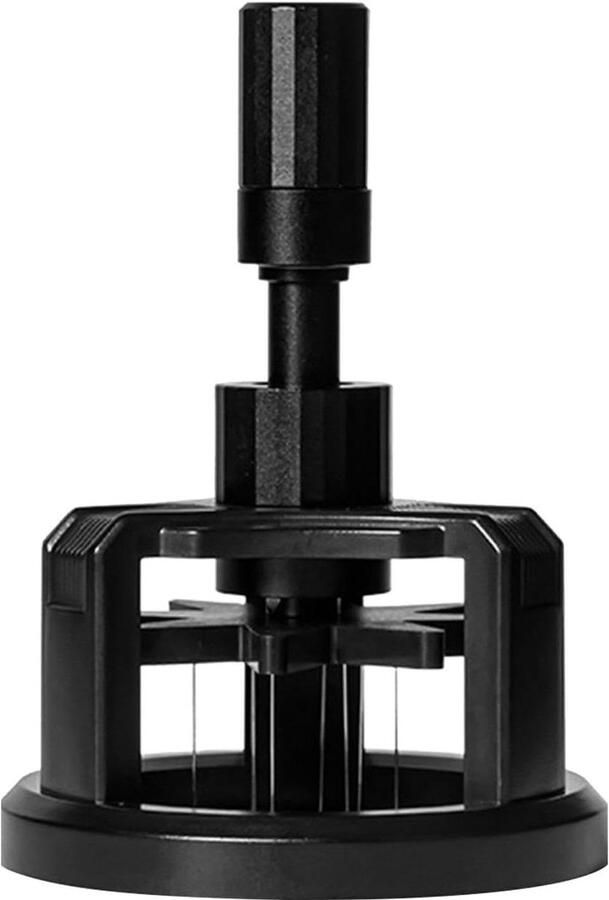 Espresso Distributie Tool Koffieverdeler Roerder Perfecte Espresso Maken Magnetisch Antislip Ontwerp 51-58 mm Zwart