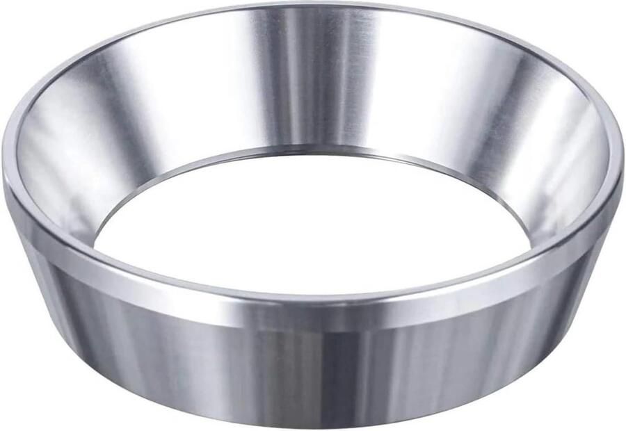 Espresso Doseerring Koffie Ring Espresso Bereiden Beschermt Aanrecht 54 58mm Zilver