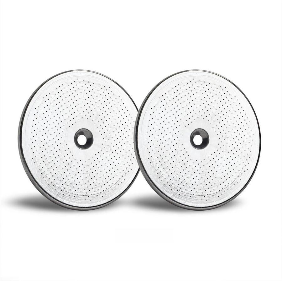 Espresso Douchescherm Koffiefilter Douche Koffie Zetten Gelijkmatige Extractie 57.3 mm Zilver