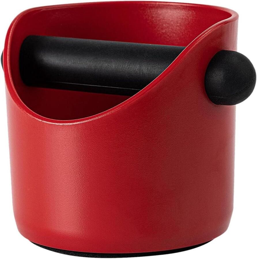 Espresso Emmer Koffiedik Bak Koffie Resten Verwerken Afneembare Klopstang 11x11x10.5cm Rood