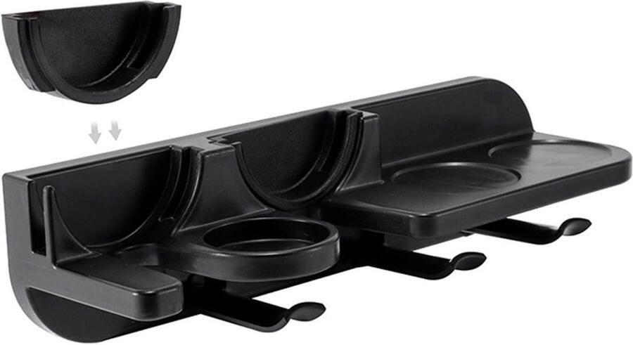 Espresso Houder Station Koffie Accessoires Organizer Koffiebar Organiseren Wandmontage Ontwerp 51 54 58mm Zwart