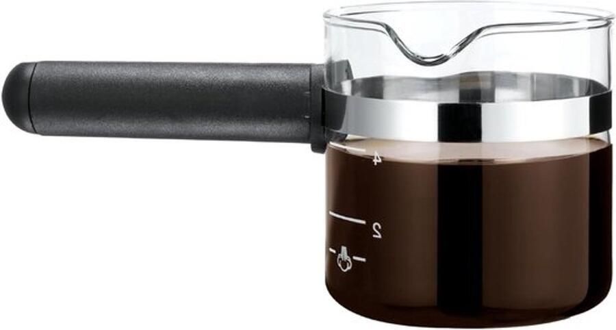Espresso Karaf Universele Glas Koffie Bereiden Thermisch Schokbestendig 4 Koppen Zwart