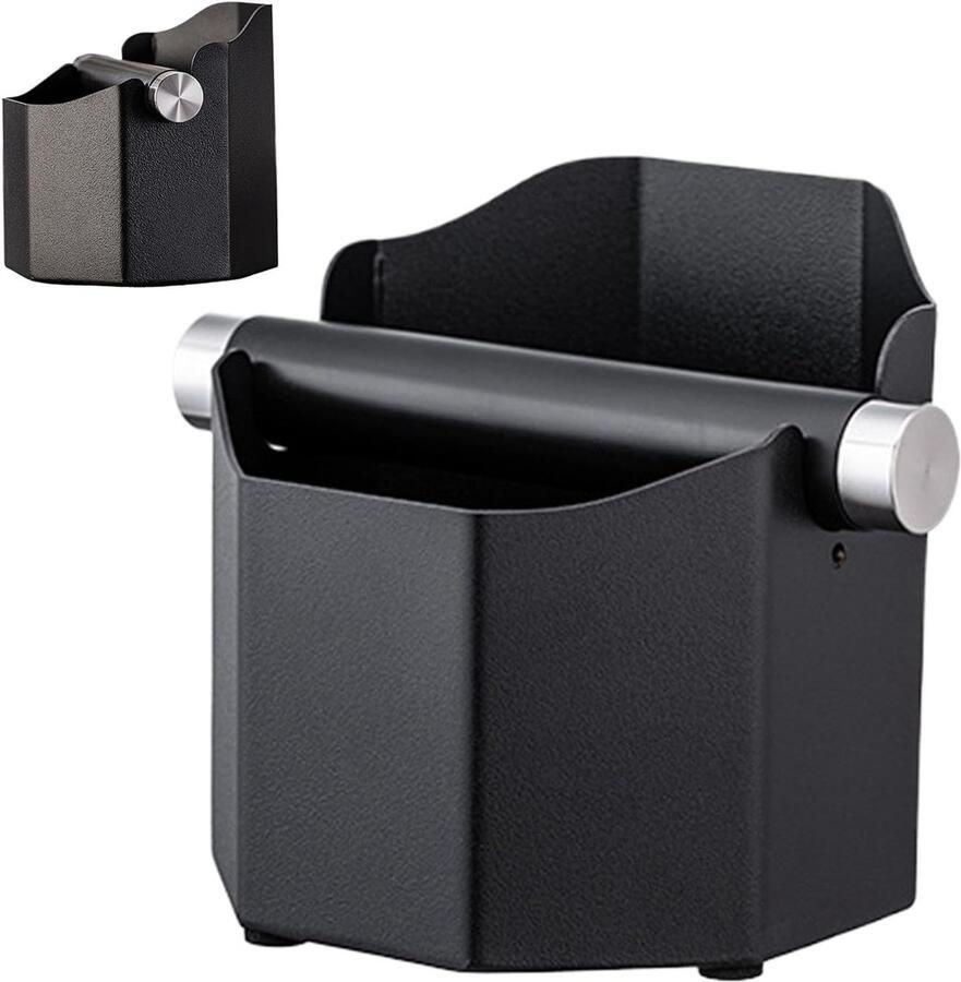 Espresso Klopbox Koffiedik Bakje Koffie Bereiden Afneembare Klopstang 10x10x11cm Meerkleurig