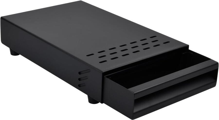 Espresso klopbox met verwijderbare klopstang – koffietray voor cafés restaurants en bars 18 x 28 x 5 cm ideaal voor barista's en koffieliefhebbers