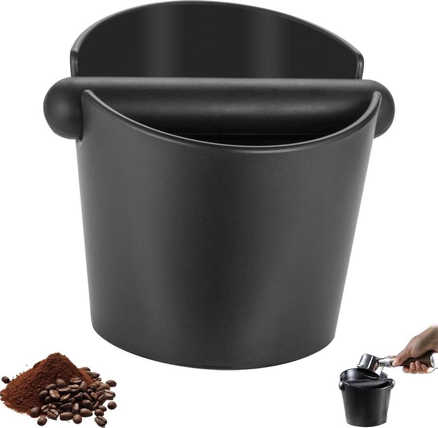 Espresso Klopbox met Verwijderbare Rubber Stang