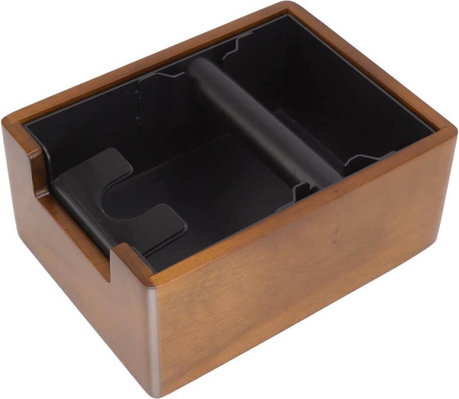 Espresso Knock Box Dump Bin Afneembaar Ontwerp Siliconen Beschermstang Antislip Voetkussen Sosher-EU