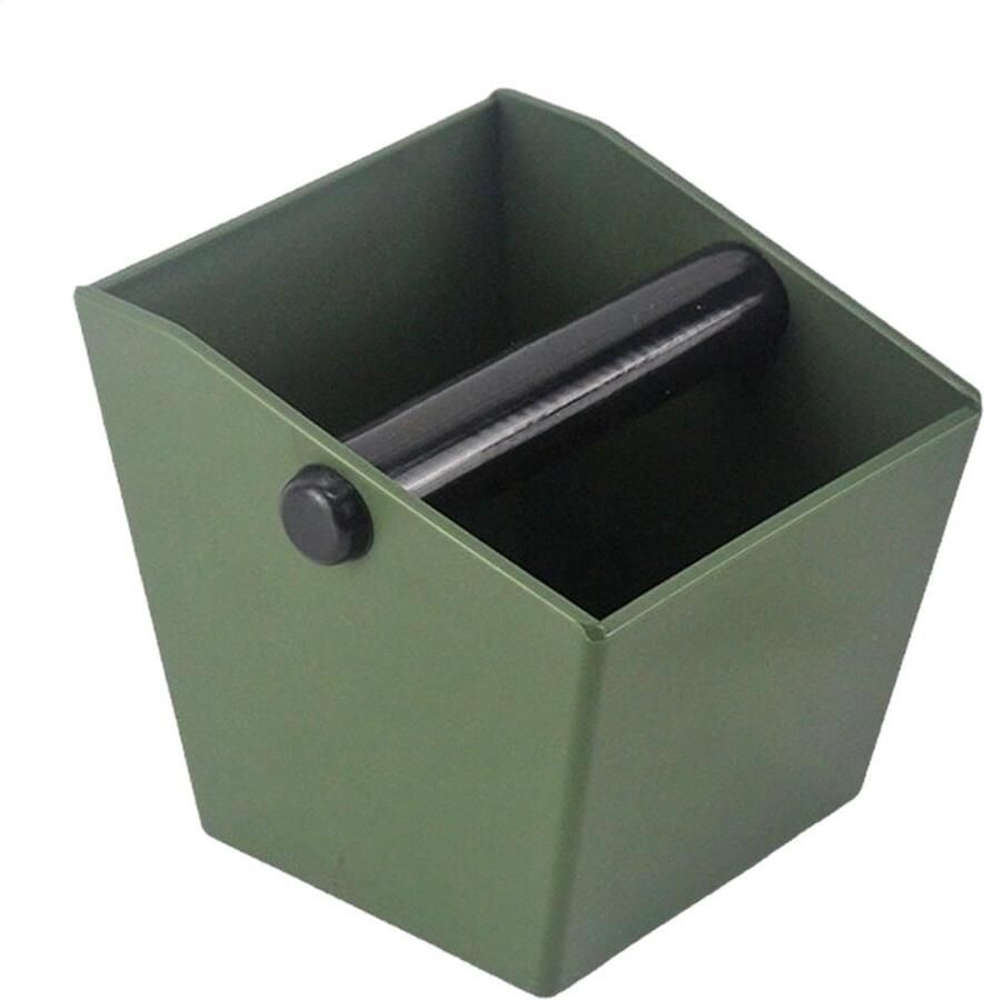 Espresso Knock Box Koffiezetcontainer Koffiereservoir Afvalbeheer Koffie Afsluitbare Brede Mond 13 x 13 x 13 cm