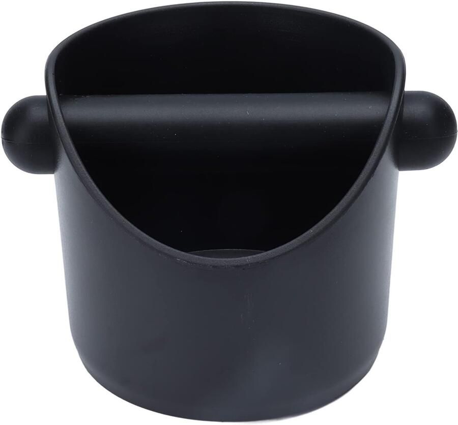 Espresso Knock Box met Verwijderbare Knock Bar en Antislip Basis Voor Gemakkelijk Afvoeren van Koffiedik Vaatwasmachinebestendig en Eenvoudig Schoon te Maken (Rond)