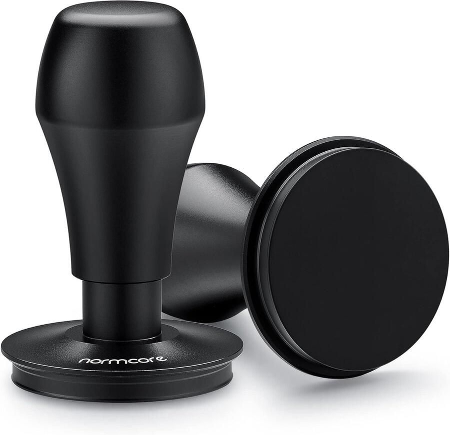 Espresso Koffie Tamper Drukker Koffie Consistente Druk Verstelbare Springs 58.5mm Basis Zwart
