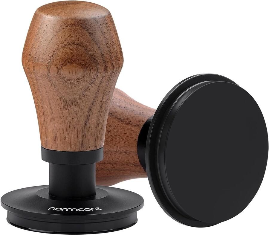 Espresso Koffie Tamper Koffie Stamper Consistente Espresso Maken Veerbelast Nivelleren 585 mm Zwart
