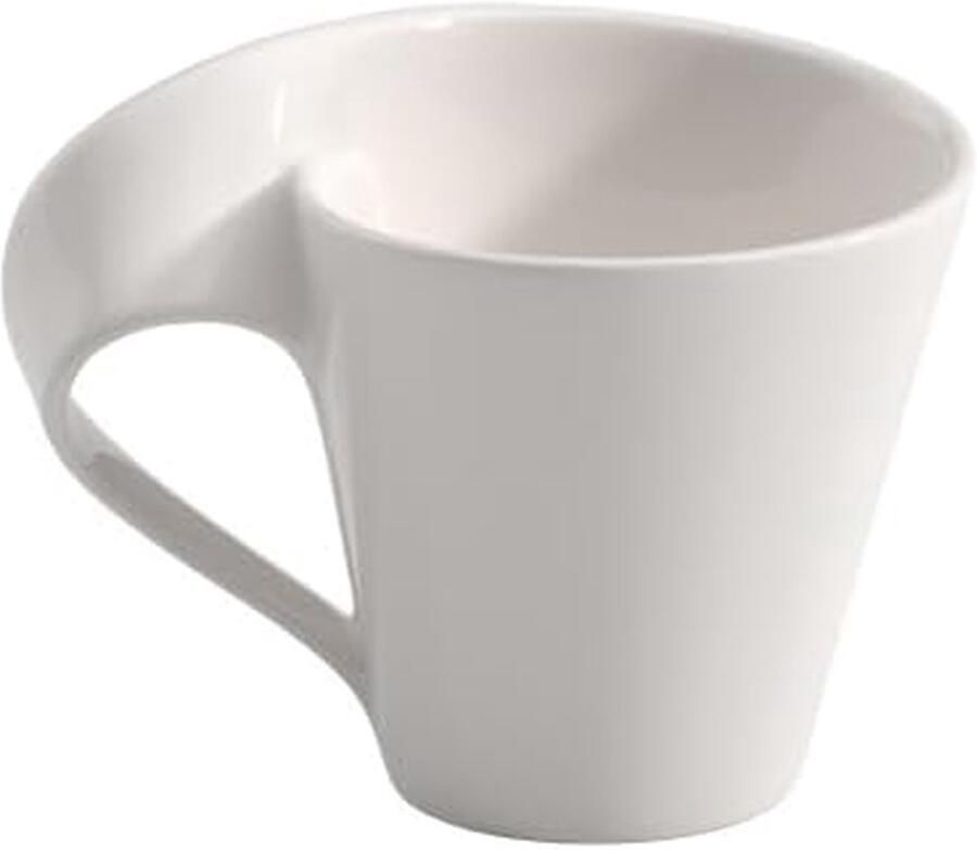 Espresso Kopje Koffiekopje Mokje Koffie Drinken Ergonomisch Handvat 80 ml Wit