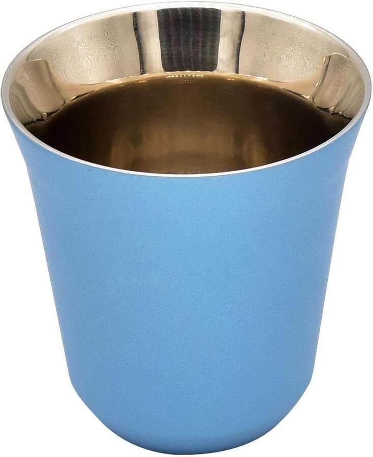 Espresso Kopjes Demitasse Bekers Koffie Drinken Dubbelwandig Geïsoleerd 160 ml Blauw