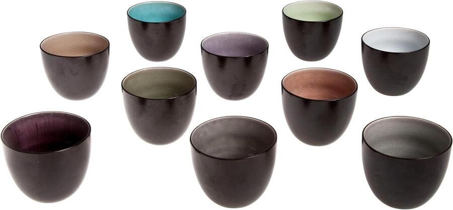 Espresso kopjes Koffiekopjes Mokjes Koffie Drinken Stevig Aardewerk 120 ml Wit