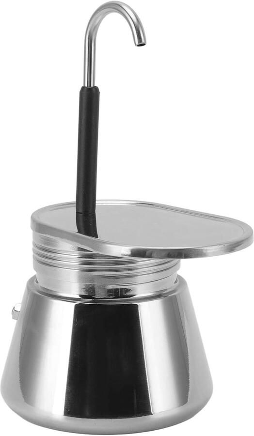 Espresso Maker Koffie Pot Koffie Zetten Roestvrij Staal 500ml Capaciteit Zilver
