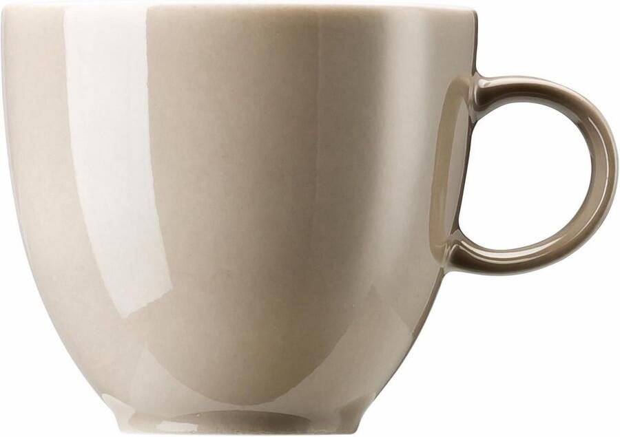 Espresso Mokkaset Kopjes Porselein Grijs Beige Vaatwasmachinebestendig 80 ml