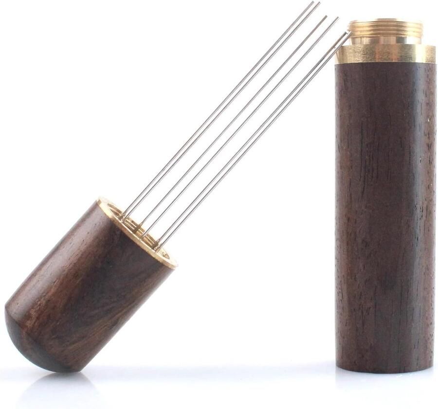 Espresso Naald Koffie Distributor Tool Koffie Verdelen 6 Fijne Naalden 0.6 mm Zilver