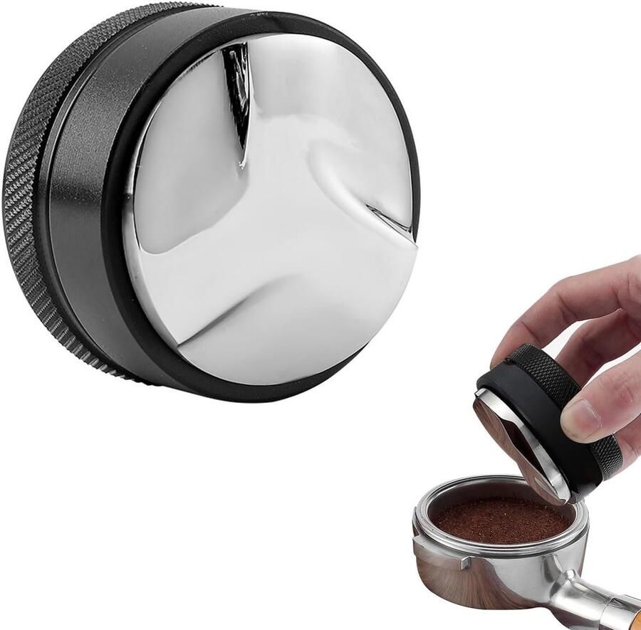 Espresso Niveller 58mm van RVS Perfecte Coffee Divider voor Barista Accessoires en Siefdragers Ideaal voor Koffieliefhebbers en Professionele Koffiebereiding