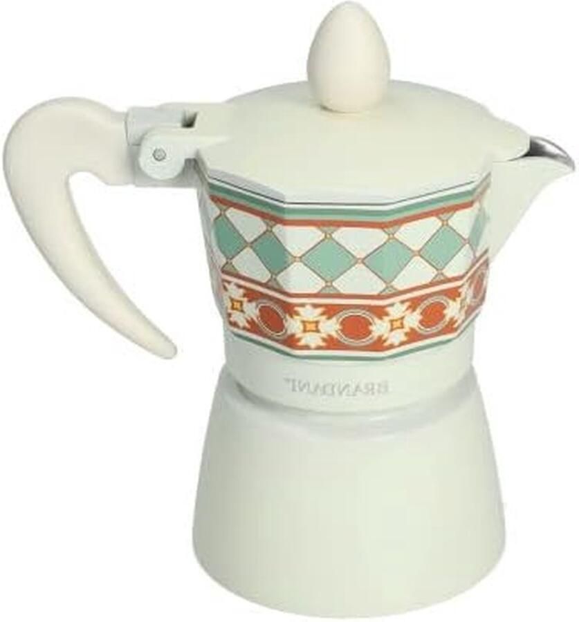 Espresso Percolator Mokkapot Koffiezetter Koffie Zetten Diamant Patroon 50 ml Aluminium