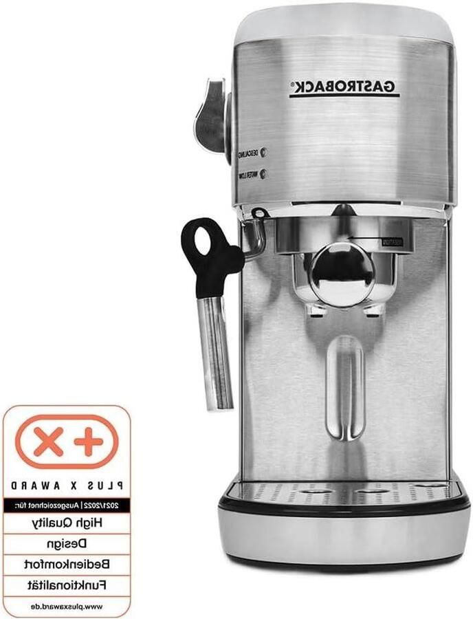 Espresso Piccolo Espressomachine Koffie Zetten Zeer Smal Design 15 cm breed RVS