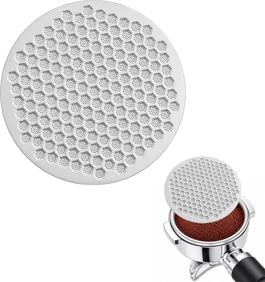 Espresso Puck Screen voor Perfecte Koffie Barista Accessoire en Koffiezetapparaat Onderdelen
