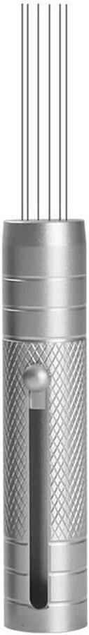 Espresso Roerder Koffie Verdeel Tool Consistente Koffie Maken Intrekbaar Ontwerp 9.2 cm Zilver