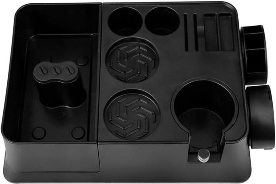 Espresso Stamper Station Koffie Accessoires Koffie Bar Organiseren In Hoogte Verstelbaar 51-58 mm Zwart