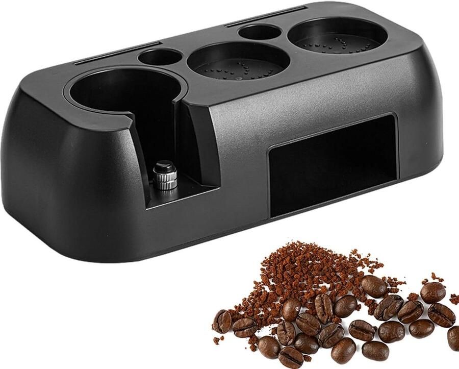 Espresso Station Koffie Hub Espresso Bereiden Universele Pasvorm 51-58 mm Zwart