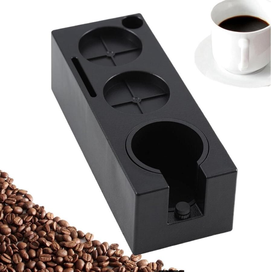 Espresso Sabotage Station Portafilter Houder Koffie Bereiden Hygiënisch Ontwerp 257 x 1069 x 879 cm Zwart