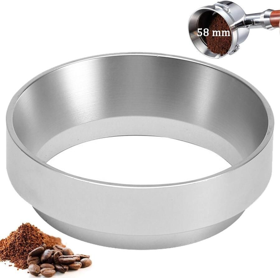 Espresso Strainer Carrier 58mm Vervangende Funnel voor Koffie Accessoires voor Koffiezetapparaten en Koffie Voorbereiding