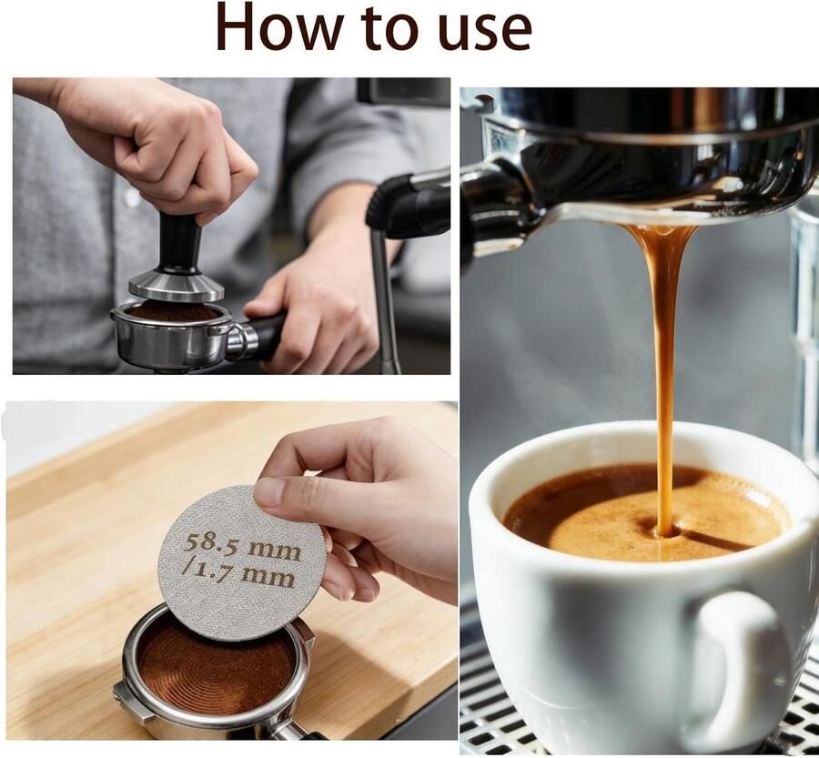 Espresso Strainer voor Filterdragers 150 µm RVS Herbruikbaar Roestvrij Perfect voor Koffie en Puck Screens
