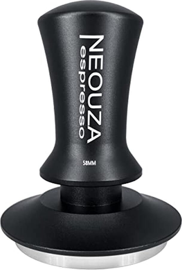 Espresso Tamper 58mm Stainless Steel Press for Coffee Machines Non-Stick Self-Leveling Professional Accessory