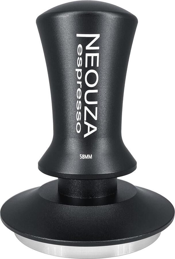 Espresso Tamper 58mm Stainless Steel Press for Coffee Machines Non-Stick Self-Leveling Professional Accessory