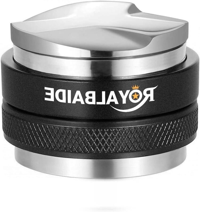 Espresso Tamper Distributeur Koffie Leveler Koffie Bereiden 2-in-1 Dubbelzijdig Ontwerp 51mm Zilver