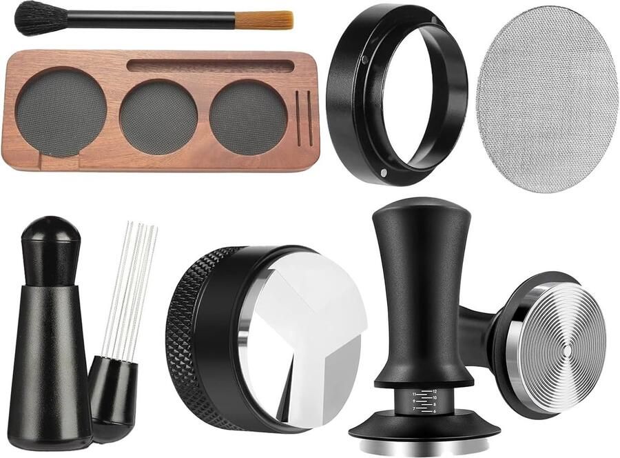 Espresso Tamper Kit Koffie Pers Perfect Koffie Puck Veerbelast Ontwerp 51 mm Basis Meerkleurig