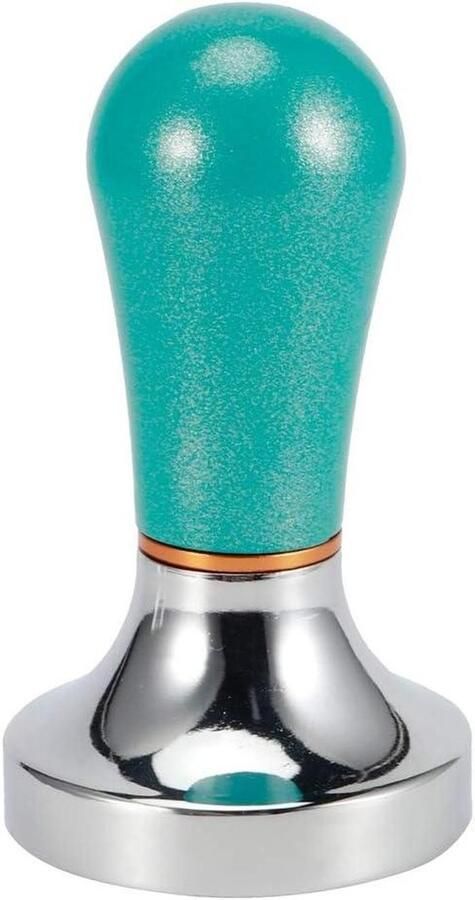 Espresso Tamper Koffie Aanstamper Koffie Bereiden Gelijkmatige Drukverdeling 57 mm Lichtblauw
