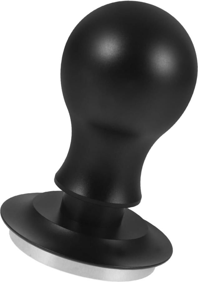 Espresso Tamper Koffie Drukker Consistente Espresso Verstelbare Diepte 8.50X6.00X6.00CM Zwart