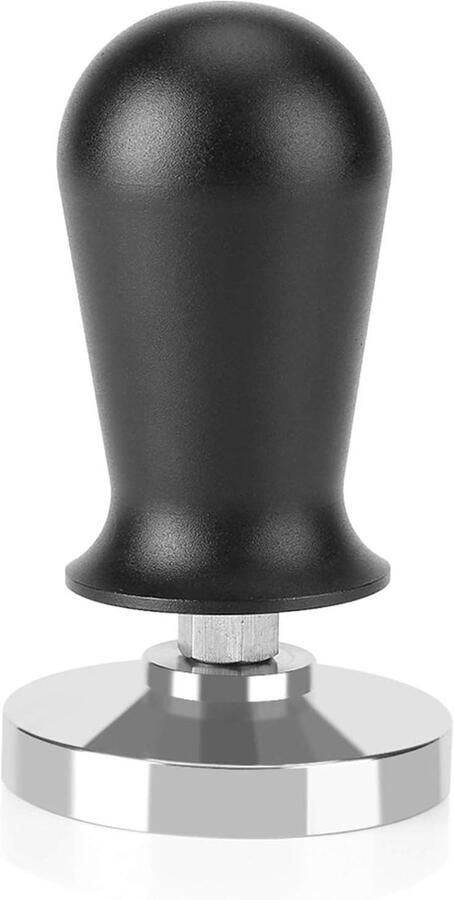 Espresso Tamper Koffie Press Perfect Koffie Roestvrij Staal 58mm of 51mm Zwart