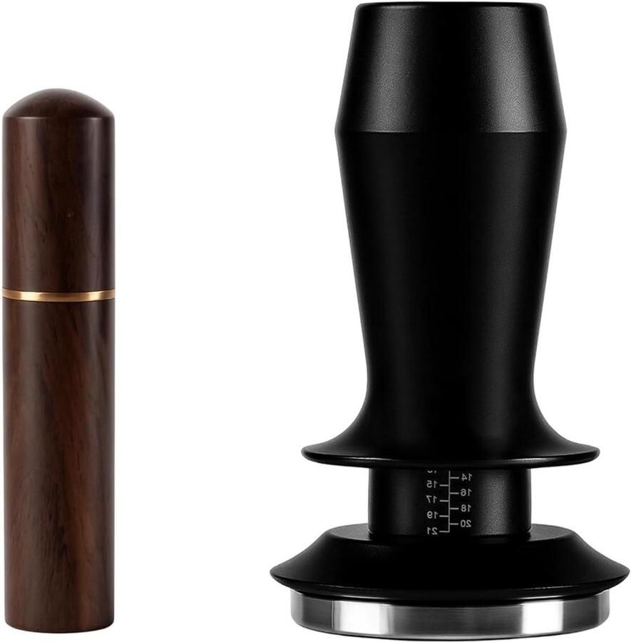 Espresso Tamper Koffie Presser Perfect Shot Precisie 58mm Zilver