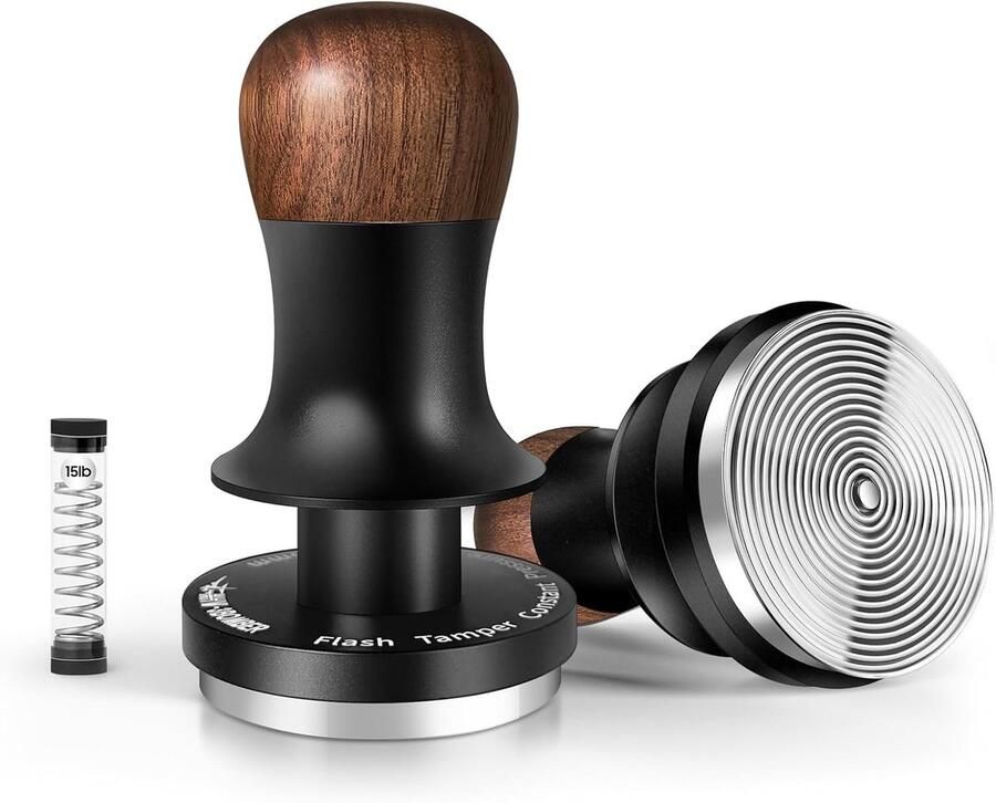 Espresso Tamper Koffie Stamper Perfecte Espresso Constante Druk 45.5mm RVS
