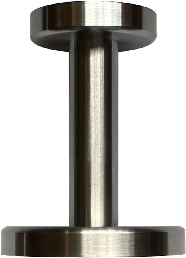Espresso Tamper Koffie Stamper Perfecte Espresso Dubbele en 58.5 mm Zilver
