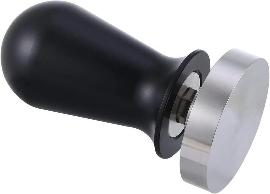 Espresso Tamper Koffie Stamper Perfecte Espresso Gekalibreerd Mechanisme 54 mm Zwart