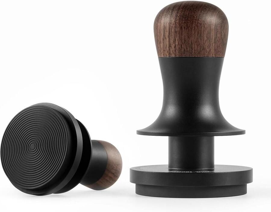 Espresso Tamper Koffie Tamper Consistente Druk Gekalibreerd met Klik 58mm Zwart