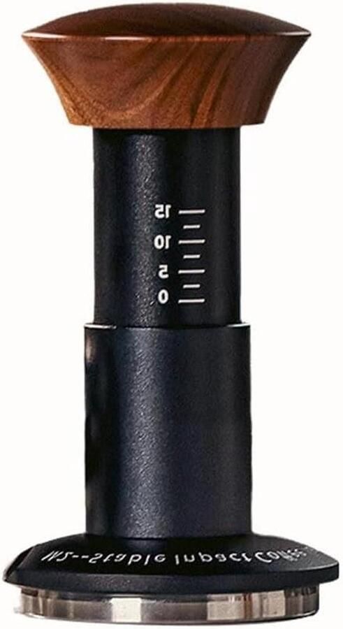 Espresso Tamper Koffiedistributietool Koffie Distributor Precisie Koffie Zetten Gecalibreerd Mechanisme 51mm Zwart