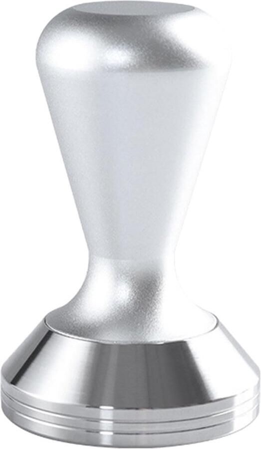 Espresso Tamper Koffiedrukker Espresso Maken Roestvrij Staal 51mm 58mm Zilver
