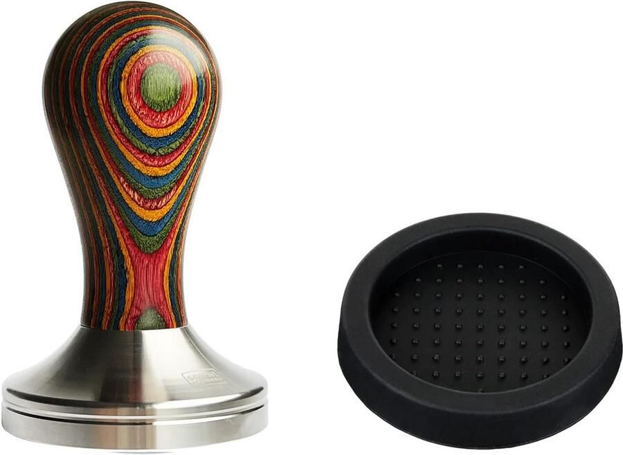 Espresso Tamper met Houten Handvat Perfecte Koffiezetvoorbereiding 51 mm Set