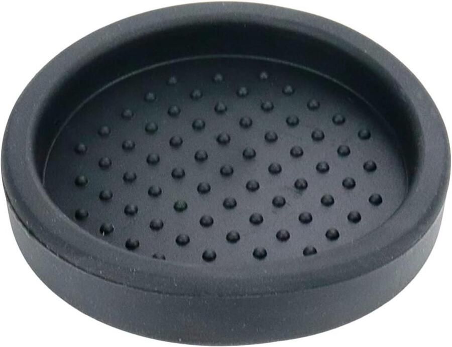 Espresso Tamping Mat Koffie Tamper Pad Espresso Bereiden Beschermt Tafeloppervlak 6.3cm Binnendiameter Zwart