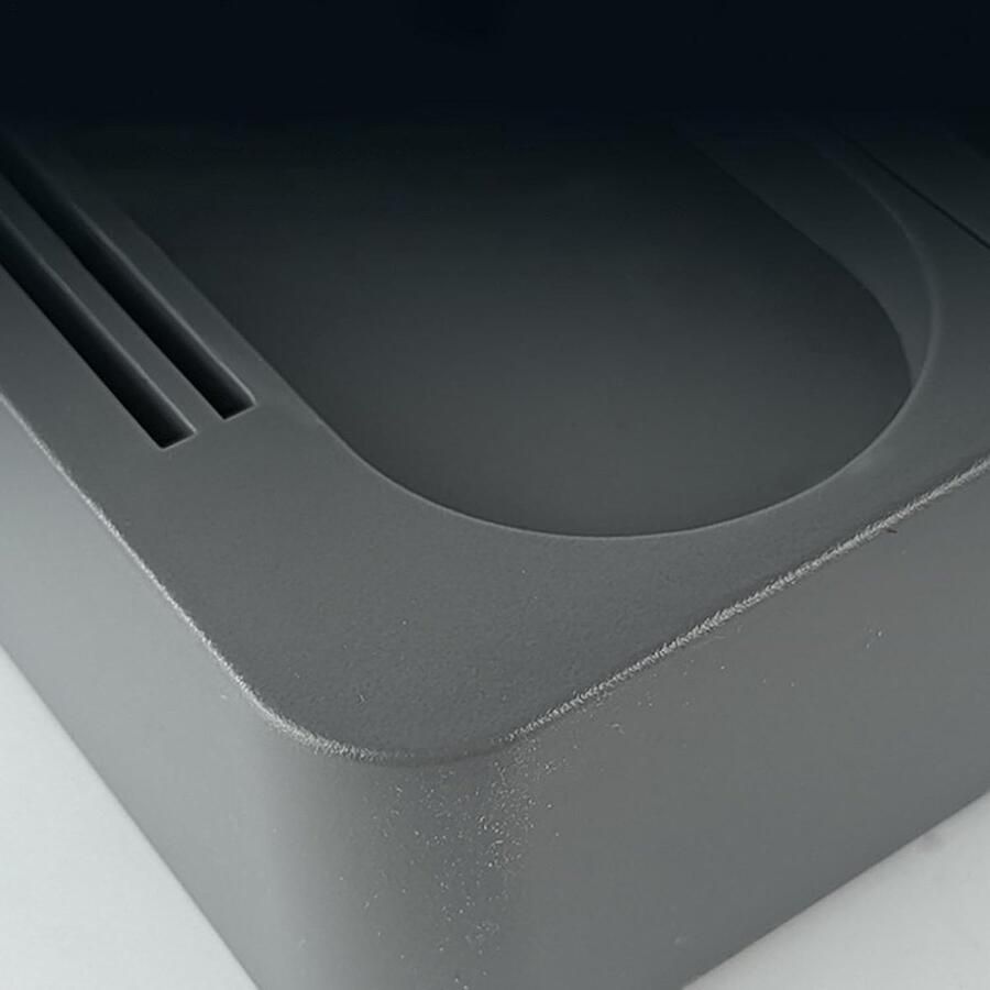 Espresso Tamping Station Koffie Organizer Espresso Bereiden Afneembare Componenten 24.5 x 15 x 5.5 cm Grijs