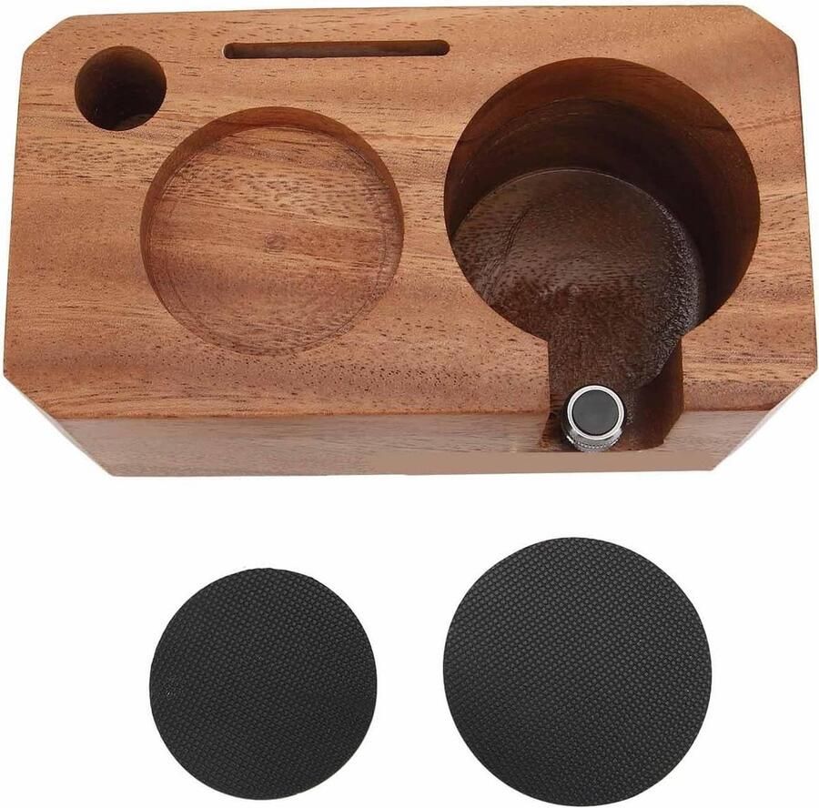 Espresso Tamping Station Koffie Sabotage Station Koffie Bereiden Multifunctioneel Ontwerp 22 x 10 x 8 cm